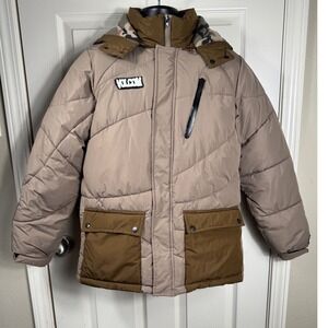 Volcom Boys XL (18/20)‎ Puffer Jacket Hooded Streetwear Winter